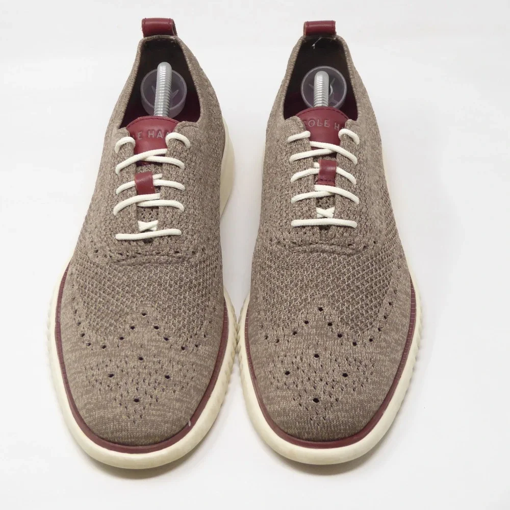 Cole Haan Mens 2.ZERØGRAND Stitchlite Oxford Shoes Truffle Brown C37194 Size 10M